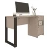 Bureau Gamer 1 Caisson 1 Tiroir Taupe -Meubles Soldes Boutique meuble bureau 12962361