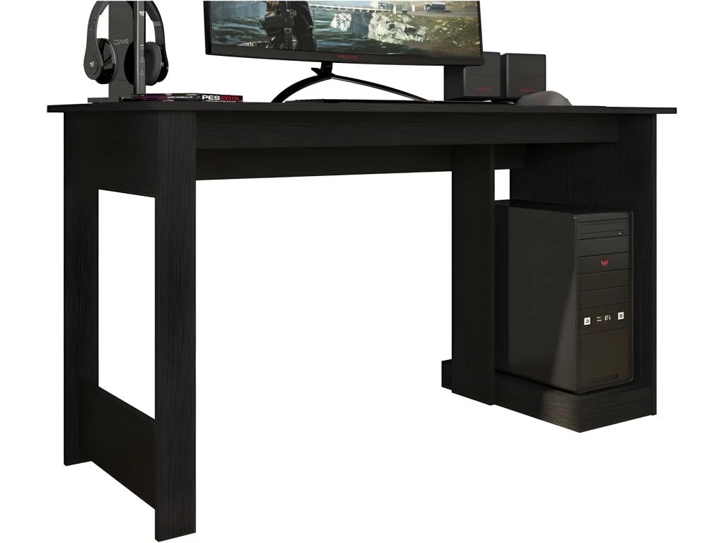 Bureau Gamer 136 Cm Noir 4 Bureau Gamer 136 Cm Noir – Image 2