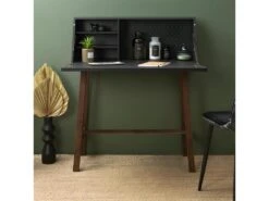 Cabinet Sur Pieds Hauts Bois Fonce Emile -Meubles Soldes Boutique meuble bureau 13505083