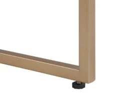 Bureau Console Avec 3 Tiroirs - MDF Et Métal - Naturel Et Doré - DEYAM -Meubles Soldes Boutique meuble bureau 14023433