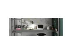 Plan De Travail Pour Lit Mezzanine "Pino" 69x205cm Gris -Meubles Soldes Boutique meuble bureau 14322679
