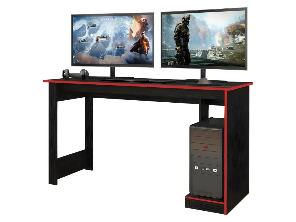 Bureau Gamer Noir Et Rouge 136 Cm 3 Bureau Gamer Noir Et Rouge 136 Cm