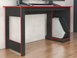 Bureau Gamer Noir Et Rouge 136 Cm 11 Bureau Gamer Noir Et Rouge 136 Cm -Meubles Soldes Boutique meuble bureau 15671459