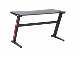 Bureau Gamer éclairage LED 120 X 60 Cm Noir DARFUR -Meubles Soldes Boutique meuble bureau 16279415