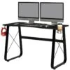 Bureau Gaming GAME Noir -Meubles Soldes Boutique meuble bureau 19171111
