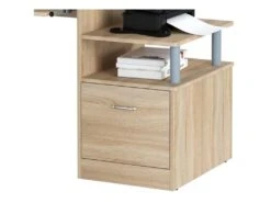 Bureau Informatique Kong Aspect Bois De Chêne -Meubles Soldes Boutique meuble bureau 19171333