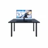 Bureau Gaming Noir Avec LED, Bureau Gamer, Bureau D'ordinateur, Bureau De Jeu Bureau, 120 X 73 X 60 Cm -Meubles Soldes Boutique meuble bureau 19585401