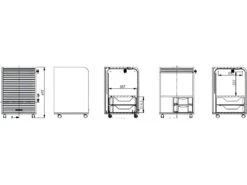 Caisson De Bureau Noir Sur Roulettes - Coloris: Drapeau Anglais 701 7 Caisson De Bureau Noir Sur Roulettes - Coloris: Drapeau Anglais 701 -Meubles Soldes Boutique meuble bureau 9187293