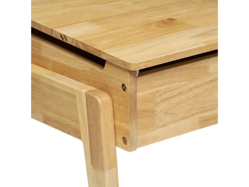 Bureau Enfant Pupitre Et Tabouret En Bois H 60 Cm 5 Bureau Enfant Pupitre Et Tabouret En Bois H 60 Cm – Image 3