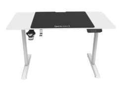 Bureau électrique Pomona à Hauteur Réglable 110 X 60 X 72 - 117 Cm Blanc [pro.tec] -Meubles Soldes Boutique meuble bureau 9550369