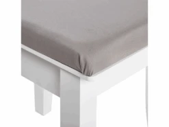 Coiffeuse Blanche 4 Tiroirs Avec Miroir Et Tabouret LUNE -Meubles Soldes Boutique meuble coiffeuse 16105389