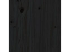 Coiffeuse 95 X 50 X 134 Cm Bois De Pin Massif Noir 02_0006230 -Meubles Soldes Boutique meuble coiffeuse 19195865