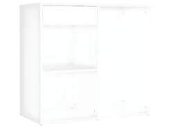 Coiffeuse à Led Avec 2 Armoires 60 X 40 X 140 Cm Bois D'ingénierie Blanc 02_0006304 11 Coiffeuse à Led Avec 2 Armoires 60 X 40 X 140 Cm Bois D'ingénierie Blanc 02_0006304 -Meubles Soldes Boutique meuble coiffeuse 22411031