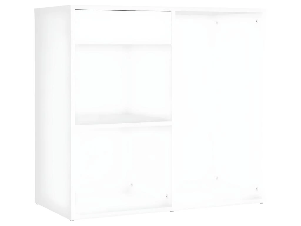 Coiffeuse à Led Avec 2 Armoires 60 X 40 X 140 Cm Bois D'ingénierie Blanc 02_0006304 7 Coiffeuse à Led Avec 2 Armoires 60 X 40 X 140 Cm Bois D'ingénierie Blanc 02_0006304 – Image 5