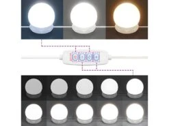 Coiffeuse Avec LED Sonoma Gris 90x50x132,5 Cm Bois D'ingénierie -Meubles Soldes Boutique meuble coiffeuse 22739451