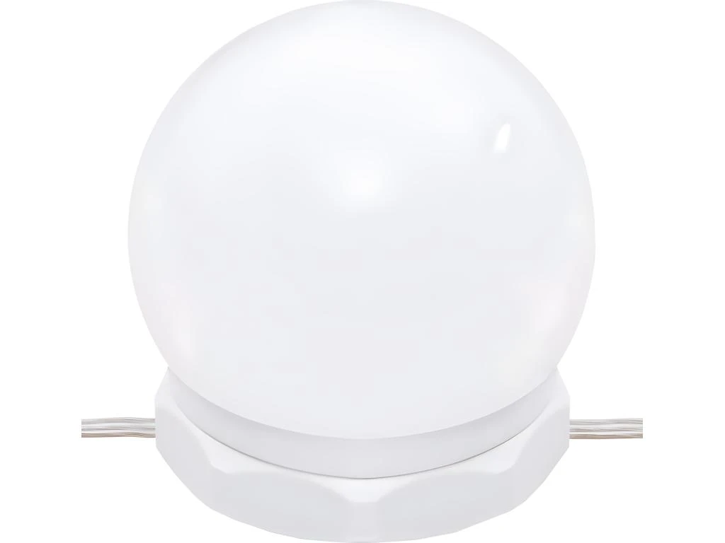 Ensemble De Coiffeuse Avec LED Blanc Brillant Bois D'ingénierie 12 Ensemble De Coiffeuse Avec LED Blanc Brillant Bois D'ingénierie – Image 10