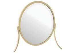 Meuble Coiffeuse En Verre Et Métal Doré H 139 Cm -Meubles Soldes Boutique meuble coiffeuse 9419275