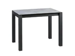 SIXTINE - Table Snack Rectangulaire Aspect Céramique