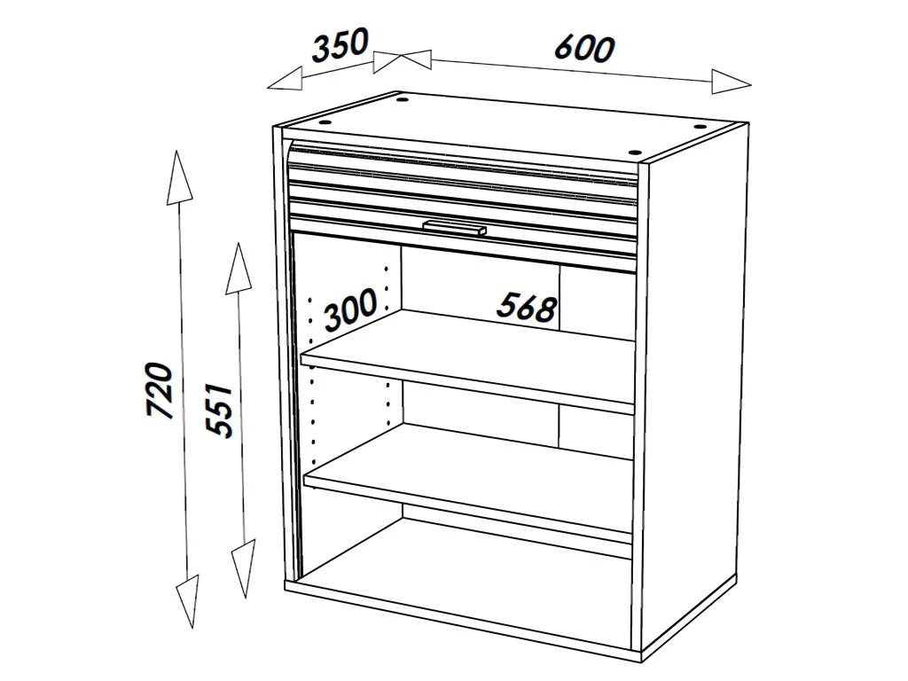 Meuble Cuisine Blanc Bicolore 60 Cm H 72 Cm - Coloris: Noir 6 Meuble Cuisine Blanc Bicolore 60 Cm H 72 Cm - Coloris: Noir – Image 4