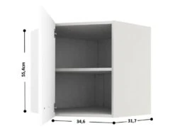 Cuisine Complète D'angle - 9 éléments De Rangements - Blanc - TRATTORIA -Meubles Soldes Boutique meuble de cuisine 12408849