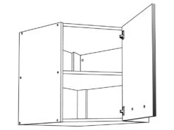 Cuisine Complète D'angle - 9 éléments De Rangements - Blanc - TRATTORIA -Meubles Soldes Boutique meuble de cuisine 12408851