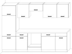 Cuisine Complète - 280 Cm - 9 éléments De Rangements - Naturel Et Blanc - CIBONA 19 Cuisine Complète - 280 Cm - 9 éléments De Rangements - Naturel Et Blanc - CIBONA -Meubles Soldes Boutique meuble de cuisine 12668707