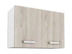 Cuisine Complète TRATTORIA - 240 Cm - 8 éléments De Rangements - Chêne & Blanc -Meubles Soldes Boutique meuble de cuisine 435235