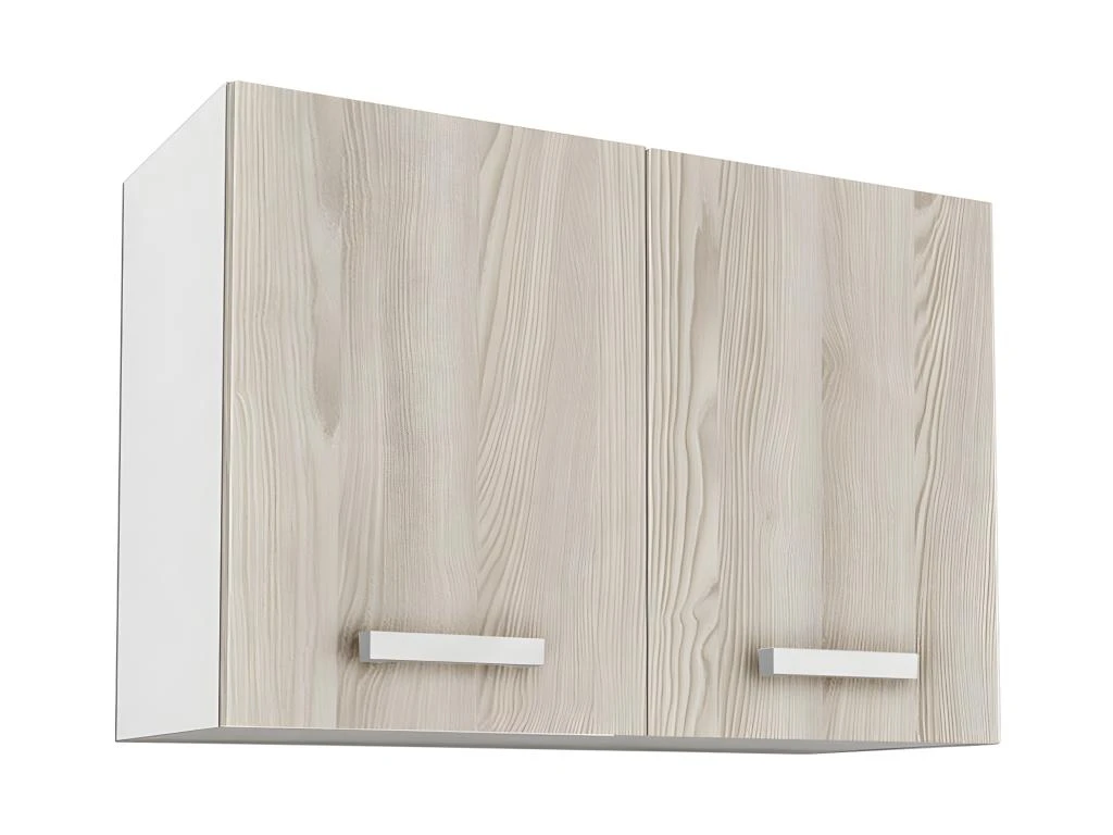 Cuisine Complète - 180 Cm - 6 éléments De Rangements - Naturel & Blanc - TRATTORIA 10 Cuisine Complète - 180 Cm - 6 éléments De Rangements - Naturel & Blanc - TRATTORIA – Image 8