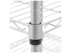 Étagère Métallique 56 X 46 X 69 Cm 30 Kg 4 Roulettes étagère Autoportante étagère De Rangement En Métal 14_0005156 -Meubles Soldes Boutique meuble de rangement 12073685