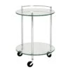Desserte De Cuisine Design "Cays" 63cm Transparent