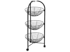 Desserte Ronde 3 Niveaux En Métal