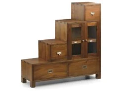 FLAMINGO - Meuble Escalier Descente Droite En Bois Marron