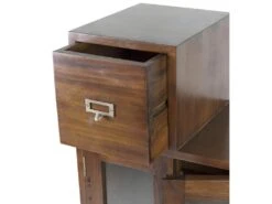 FLAMINGO - Meuble Escalier Descente Gauche En Bois Marron -Meubles Soldes Boutique meuble de rangement 9507957