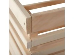 LEGUMES MAXI - Lot 3 Cageots Empilables Pin Massif Sur Roulettes -Meubles Soldes Boutique meuble de rangement 9874111