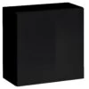Armoire Suspendue Coloris Noir 60x60cm Pour Salon Collection SWITCH. -Meubles Soldes Boutique meuble toilette 12651655