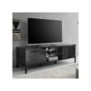 Meuble TV 2 Portes 2 Niches Marbre Noir Brillant - CALABRE 1 Meuble TV 2 Portes 2 Niches Marbre Noir Brillant - CALABRE -Meubles Soldes Boutique meuble tv 11127111