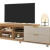 Meuble Tv 64X180X41Cm Beige-Buriti - Venprodin -Meubles Soldes Boutique meuble tv 12356805