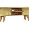 Meuble Télé Buffet Tv Télévision Design Pratique Bois De Manguier Massif 120 Cm 2502138 -Meubles Soldes Boutique meuble tv 12601819