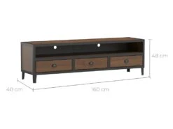Meuble TV Shelby 160 Cm -Meubles Soldes Boutique meuble tv 12999067