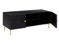 Meuble TV Chimane Noir 120 Cm -Meubles Soldes Boutique meuble tv 12999145