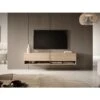 Meuble TV 140 Cm -Chêne Linberg - MIRRGO -Meubles Soldes Boutique meuble tv 13387465