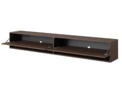 Meuble TV 200 Cm -Chêne noisette - MIRRGO -Meubles Soldes Boutique meuble tv 13387637
