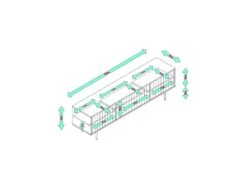 Long Meuble TV 3 Portes Noir - TEULAT SIERRA 13 Long Meuble TV 3 Portes Noir - TEULAT SIERRA -Meubles Soldes Boutique meuble tv 17999527
