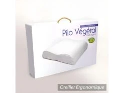 Oreiller Ergonomique 55x40 Cm PILO Visco-végétal à Mémoire De Forme -Meubles Soldes Boutique oreiller 12254675