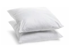 Lot De 2 Oreillers Lavables à 95° - Confort Moelleux - 60x60cm