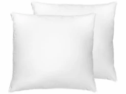 Lot De 2 Oreillers En Plumes Et Duvet De Canard 80 X 80 Cm KHARTAPHU