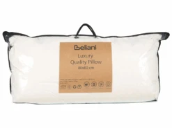 Lot De 2 Oreillers En Plumes Et Duvet De Canard 80 X 80 Cm KHARTAPHU -Meubles Soldes Boutique oreiller 22784843