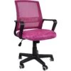 KAYELLES Chaise De Bureau Ergonomique Inclinable Hauteur Réglable LEST (Rose) -Meubles Soldes Boutique siege de bureau 10043765