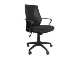 KAYELLES Fauteuil De Bureau Haut Dossier Basculant Hauteur Réglable FAMA (noir)