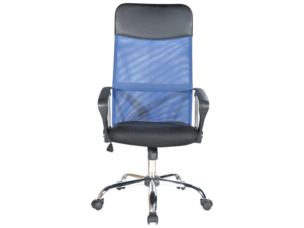 Chaise De Bureau Noir Bleu Tissu Respirant Pu 113 /123x57,5x58,5 4 Chaise De Bureau Noir Bleu Tissu Respirant Pu 113 /123x57,5x58,5 – Image 2